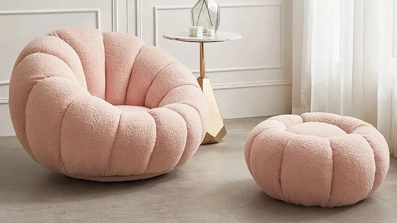 Modern Velvet Sofa Design