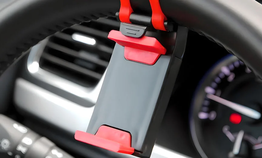 Steering Wheel Mounted Phone Support