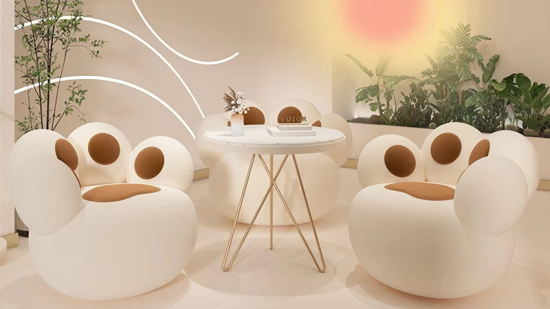 Modern Nordic-Style Lounge Chair