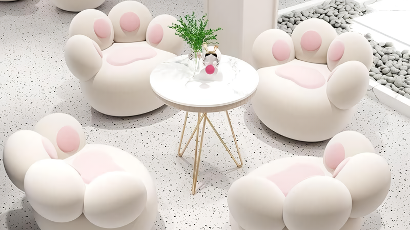 Modern Nordic-Style Lounge Chair