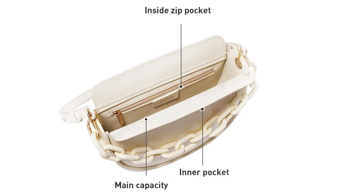 Stylish Saddle Leather Purse