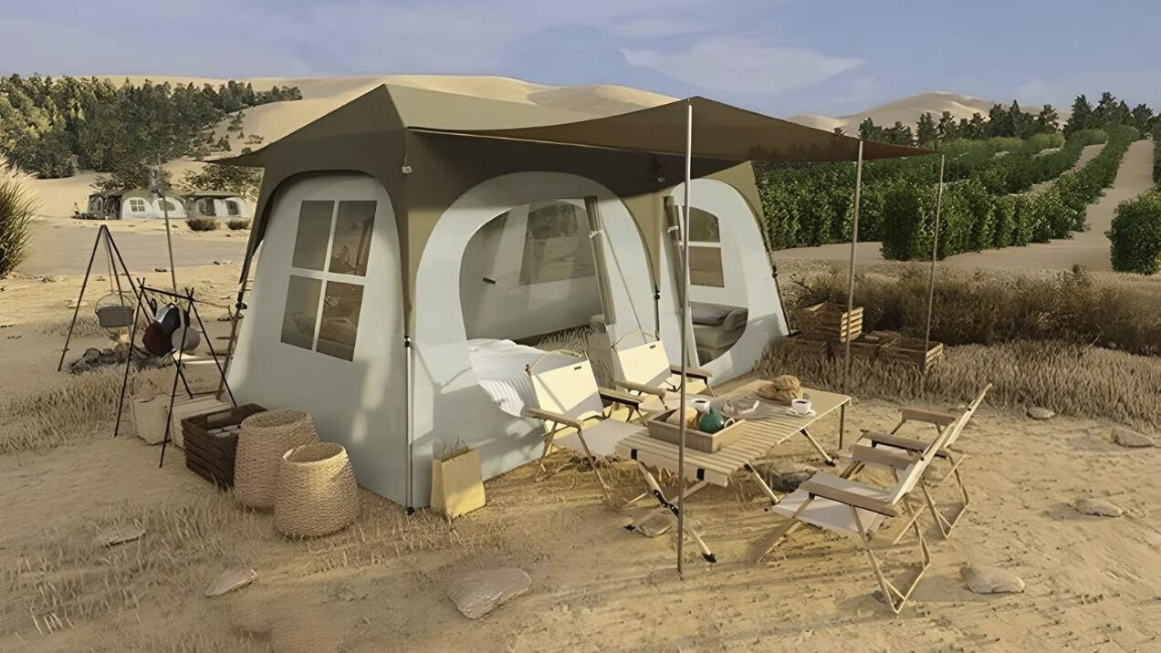 Quick-Set Luxury Camping Tent