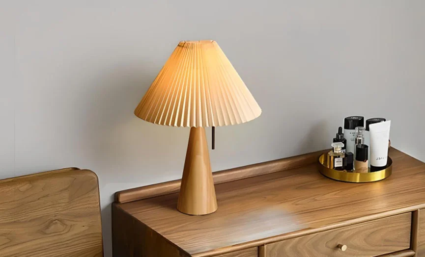 Modern Nordic Light with Pleated Design