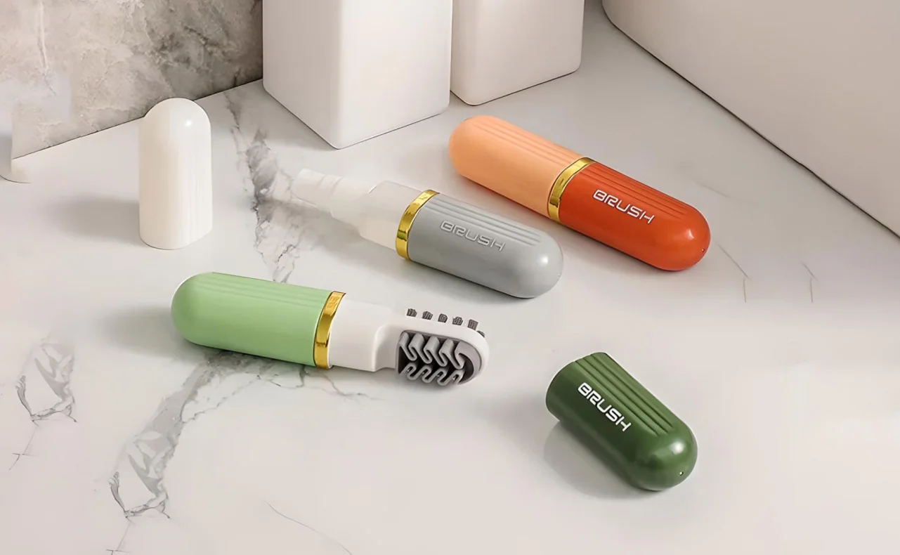 Eco-Friendly Dishwashing Brush with Soap Dispenser