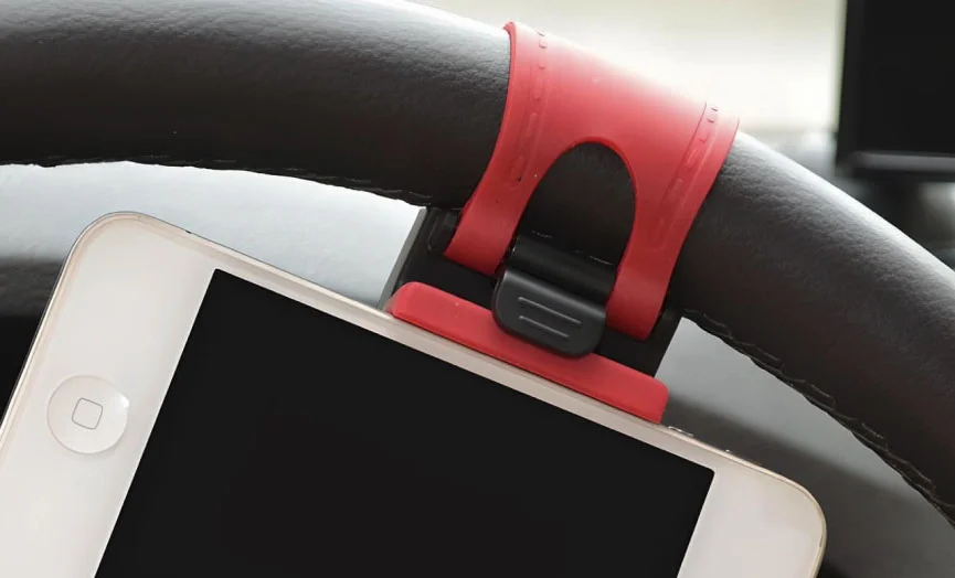 Steering Wheel Mounted Phone Support