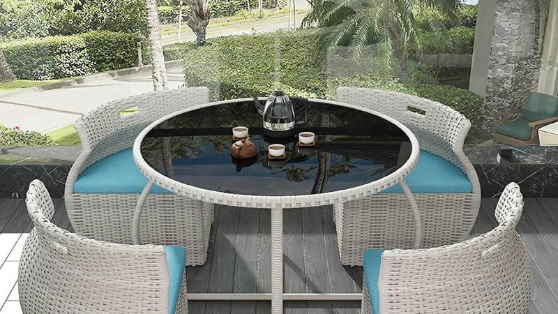 Contemporary Rattan Dining Sets