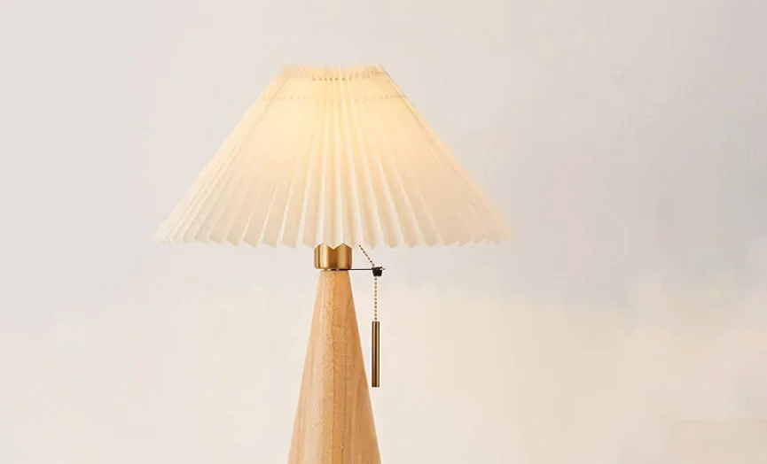 Modern Nordic Light with Pleated Design