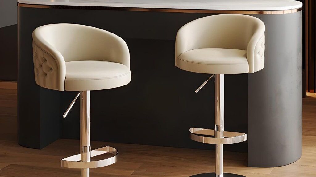 Modern Minimalist Swivel Bar Stool