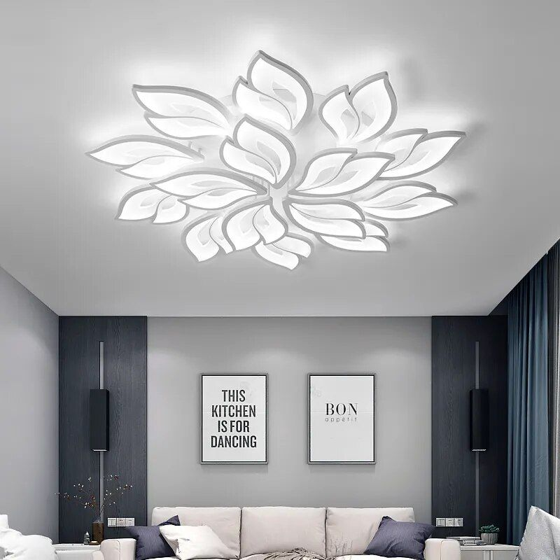 Dimmable Modern LED Ceiling Chandelier with Remote