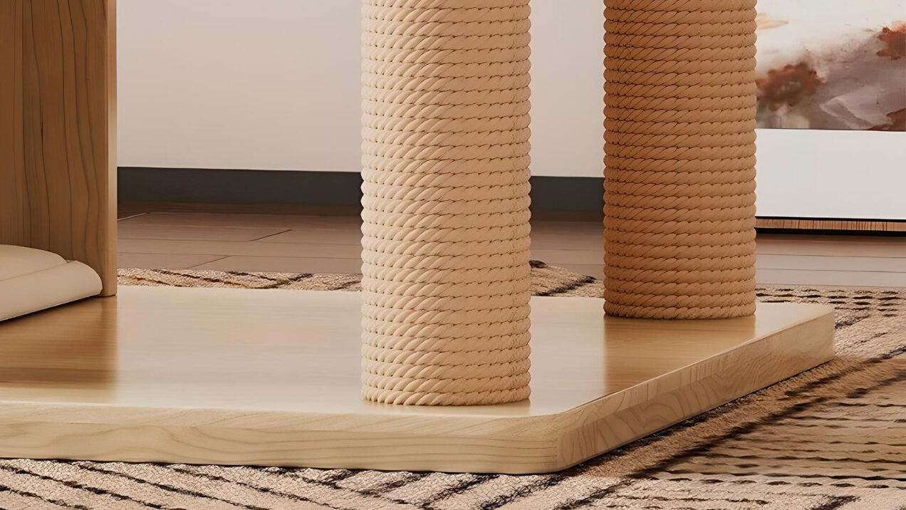 Large Wooden Cat Tower for Big Cats