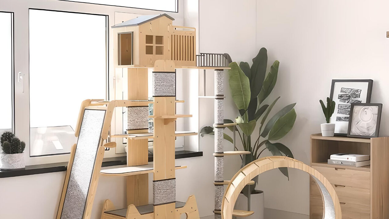 Cat Tree Tower House for Large Cats