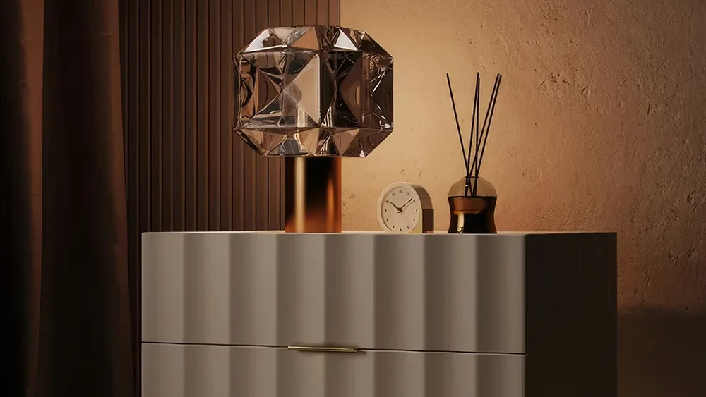 Wooden Bedside Nightstands Storage