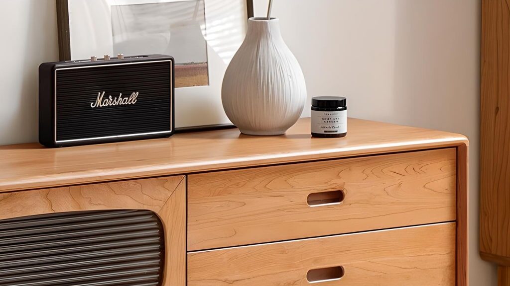 Modern Nordic Wooden TV Stand